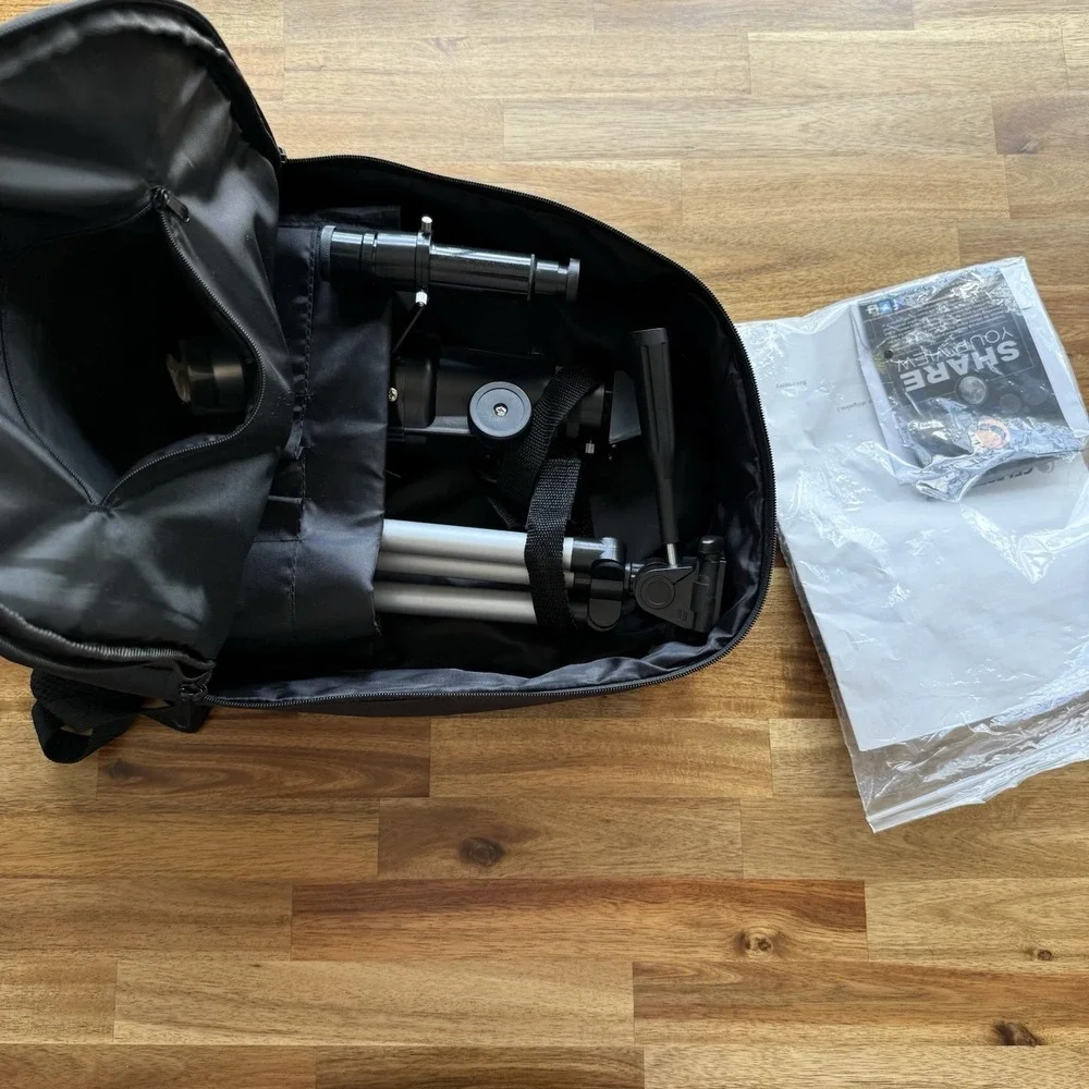 Celestron Travel Scope 70 Telescope with Tripod, Accessories & Backpack 21035